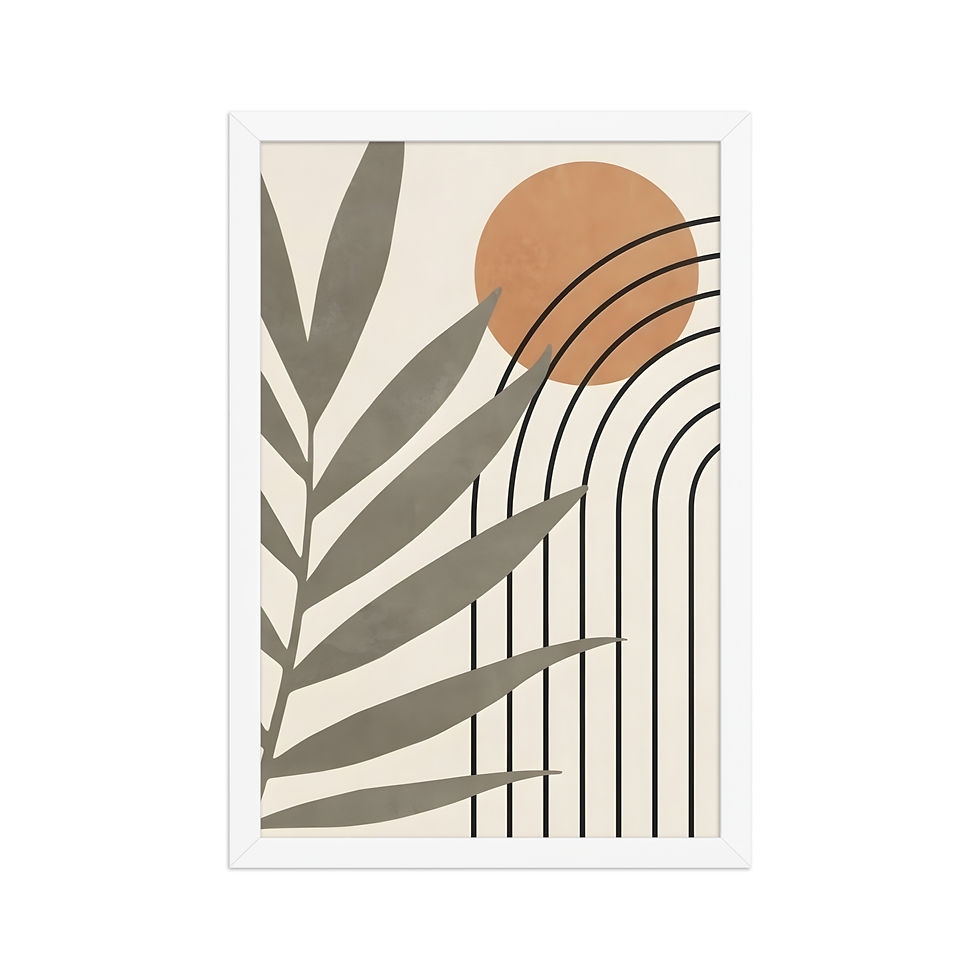Thumbnail: Boho Minimalist Art: Simple Wall Decor for Stylish Home Interiors botanical