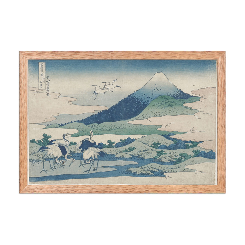 Thumbnail: Framed Hokusai Art for Gallery Wall Mix  