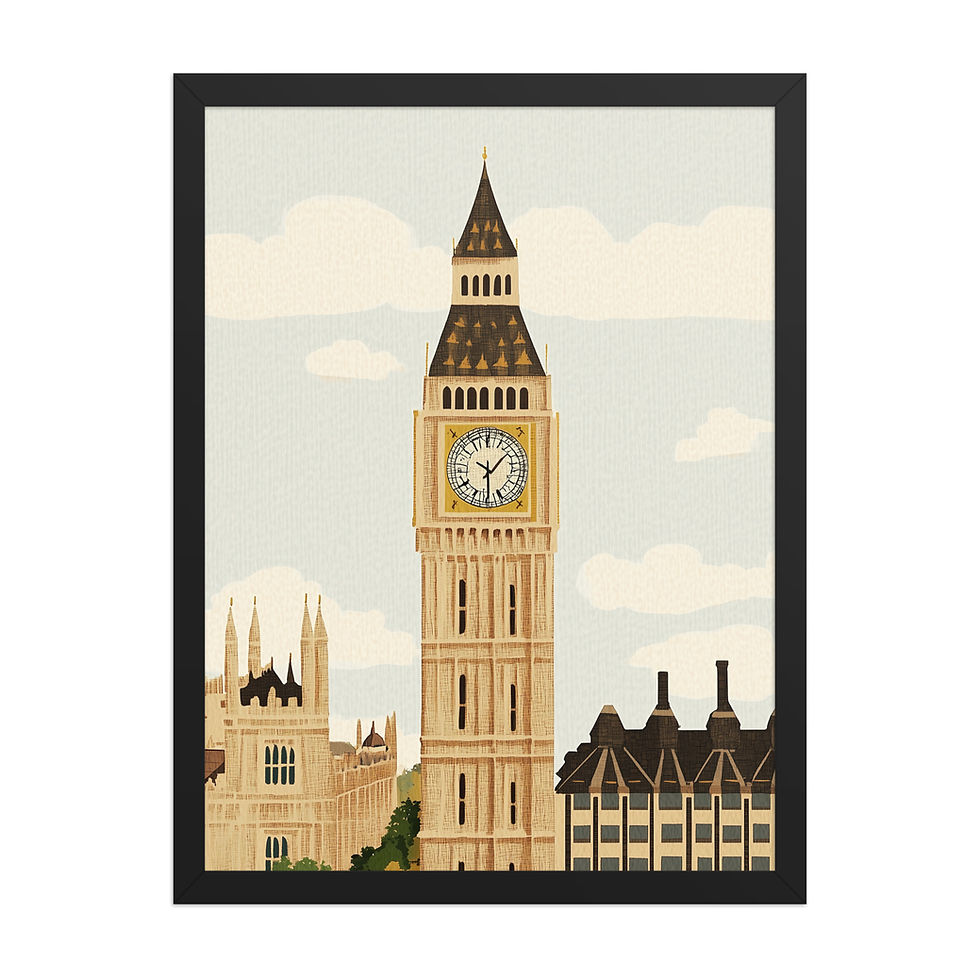 Thumbnail: Big Ben | Children's Bedroom | Nursery Wall Art