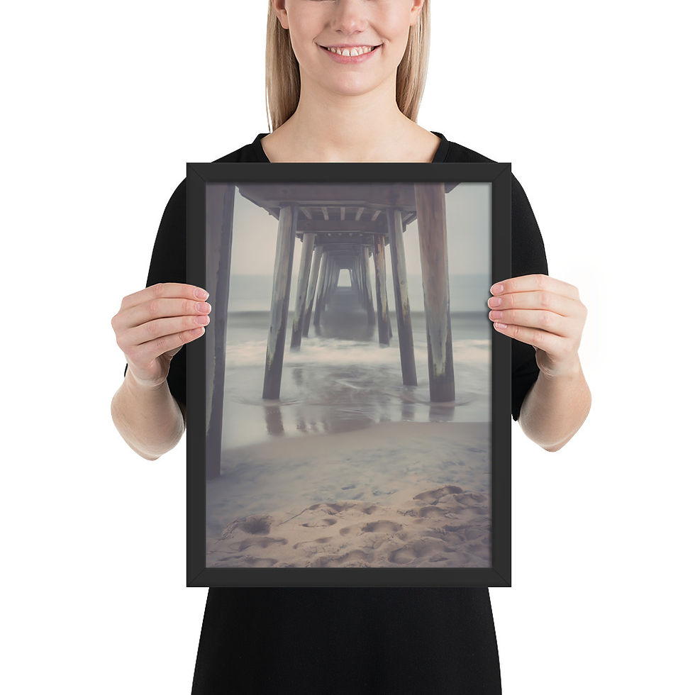 Thumbnail: Retrograde Pier Minimalist Art Print