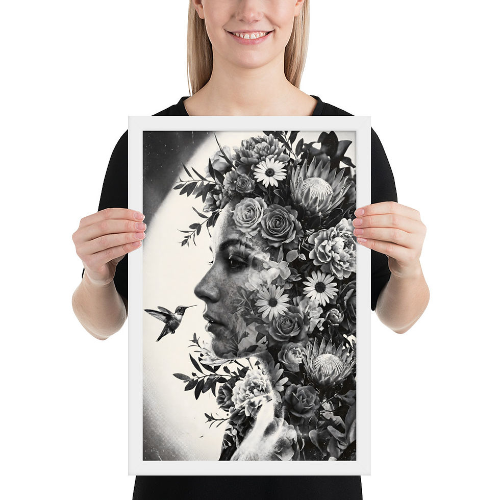 Thumbnail: Nature's Mind Unique Contemporary Mega Art Print