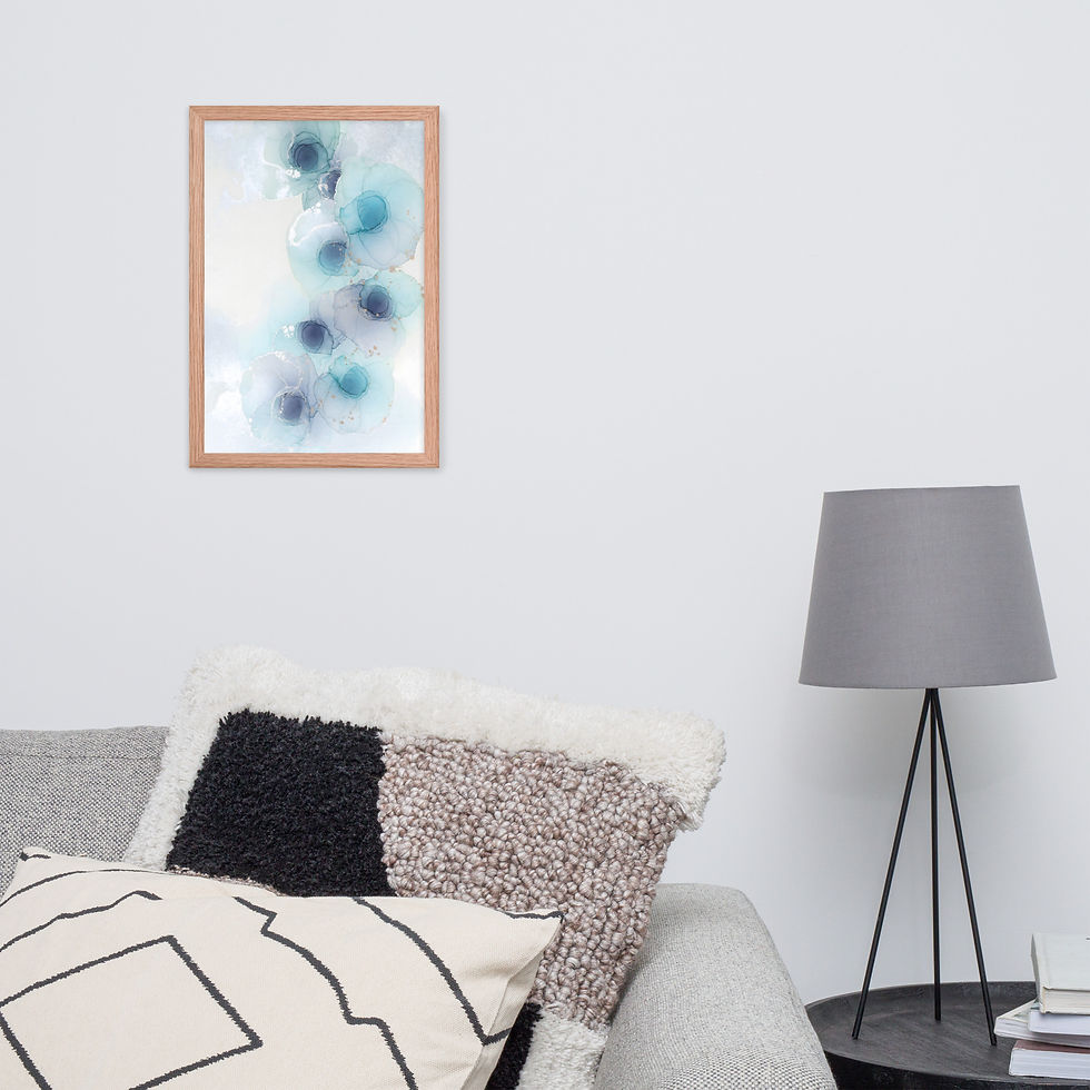 Thumbnail: Other Realms Framed Abstract Oversized Art for Living Room