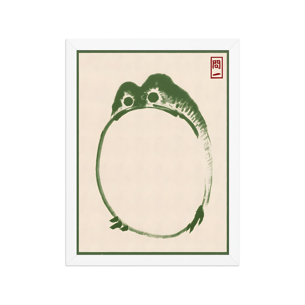 Thumbnail: Frog | Framed Art for Living Room Decor