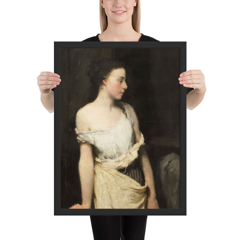 Thumbnail: Vintage Maiden Framed Wall Art