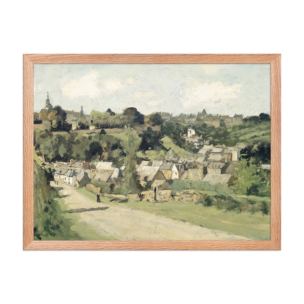 Thumbnail: The Village Vintage Framed Art
