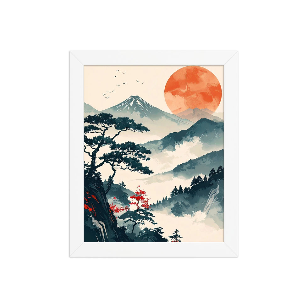 Thumbnail: Blood Moon over Mountains