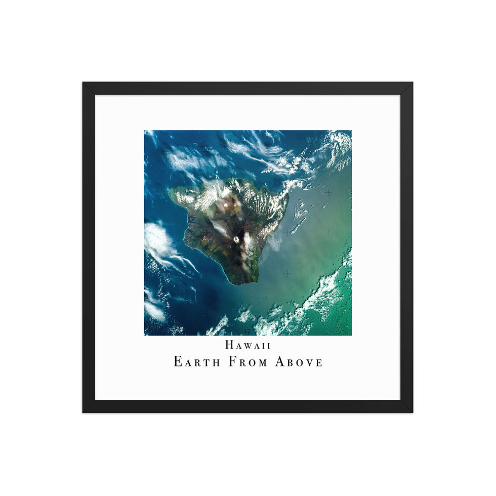 Thumbnail: Hawaii | Earth From Above | NASA | Framed Space Wall Art