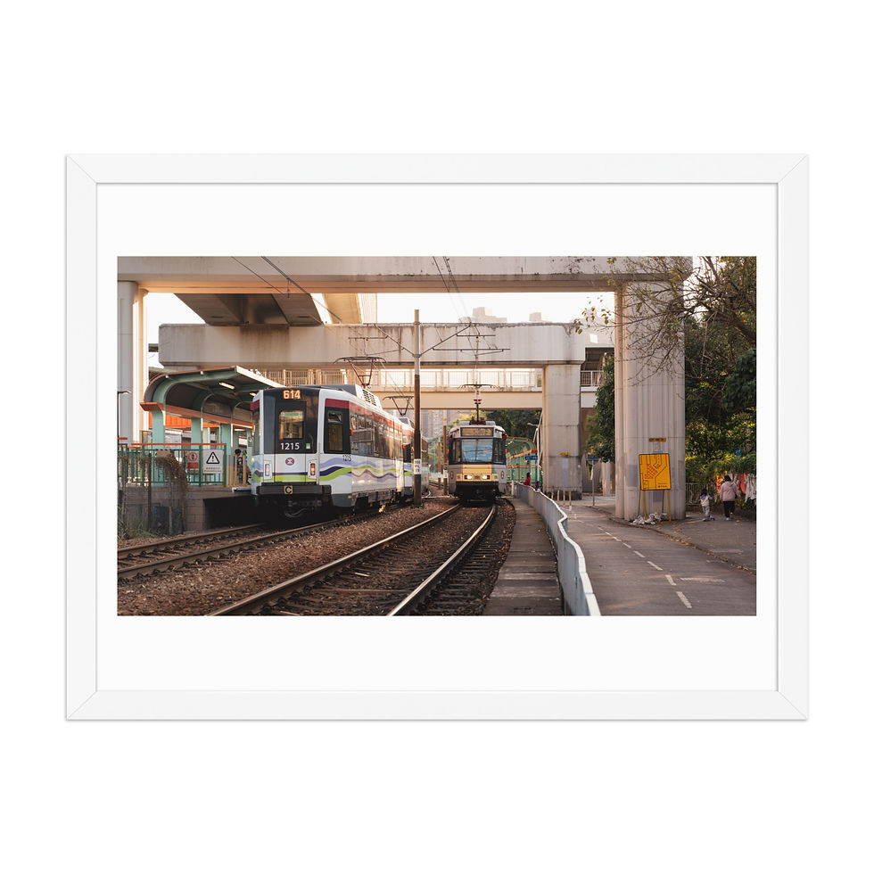 Thumbnail: Kowloon Trams | Framed Photography Print | Wall Art  | Hong Kong