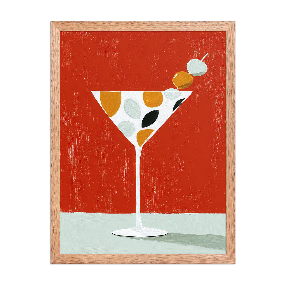 Thumbnail: Framed Colorful Abstract Art - Unique Eclectic Touch