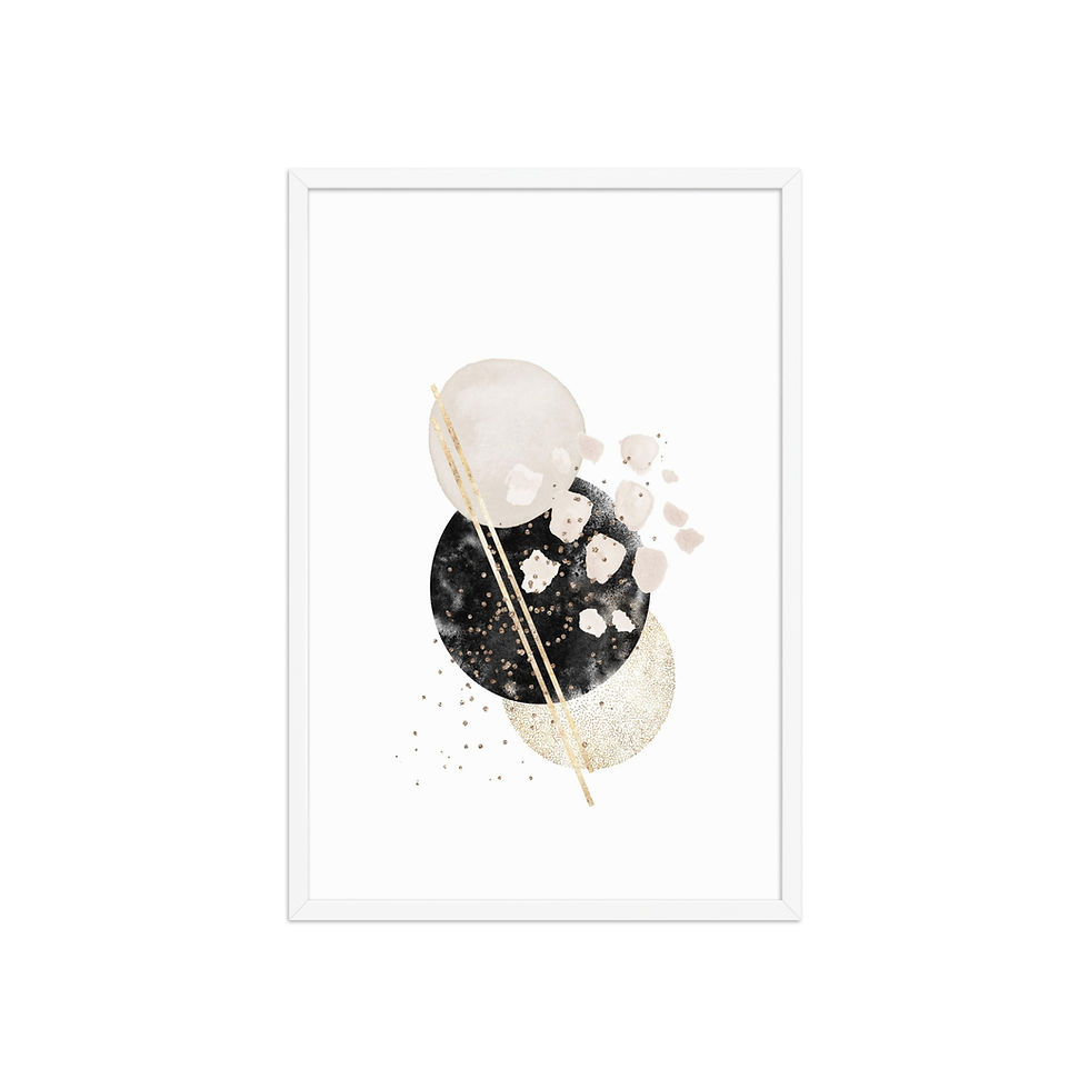 Thumbnail: Fern Echo Framed Art — Textured Green Accent  