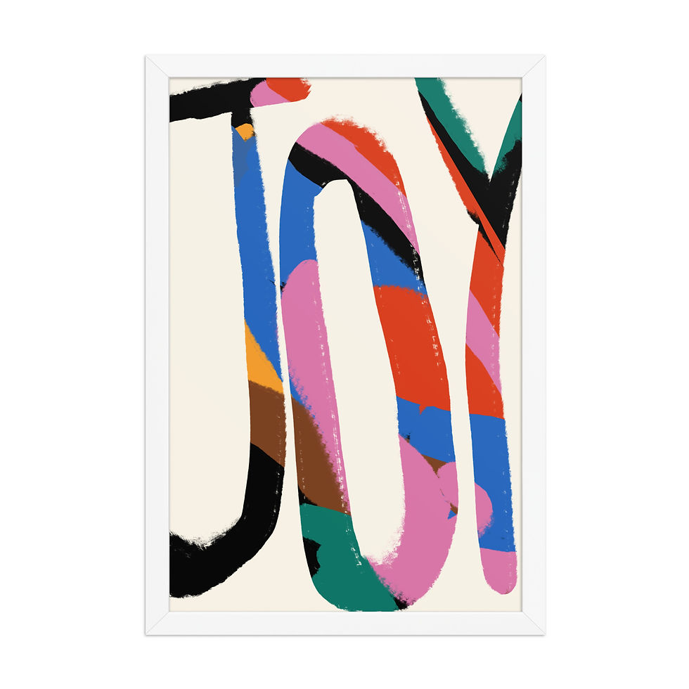 Thumbnail: Framed Eclectic Abstract Art for Modern Homes