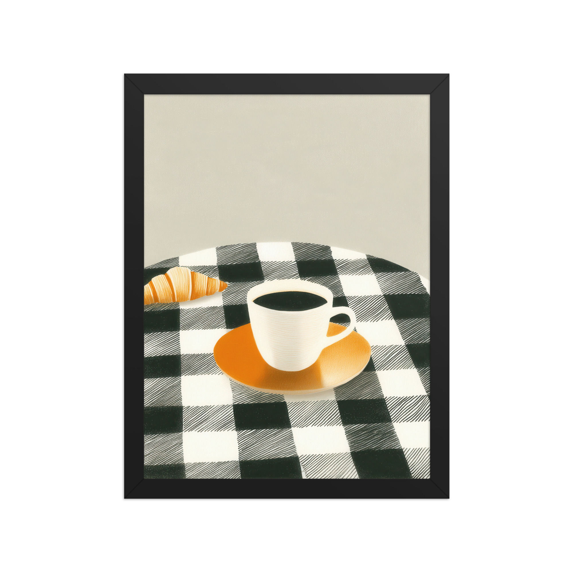 Affordable Framed Gouache Art for Stylish Spaces