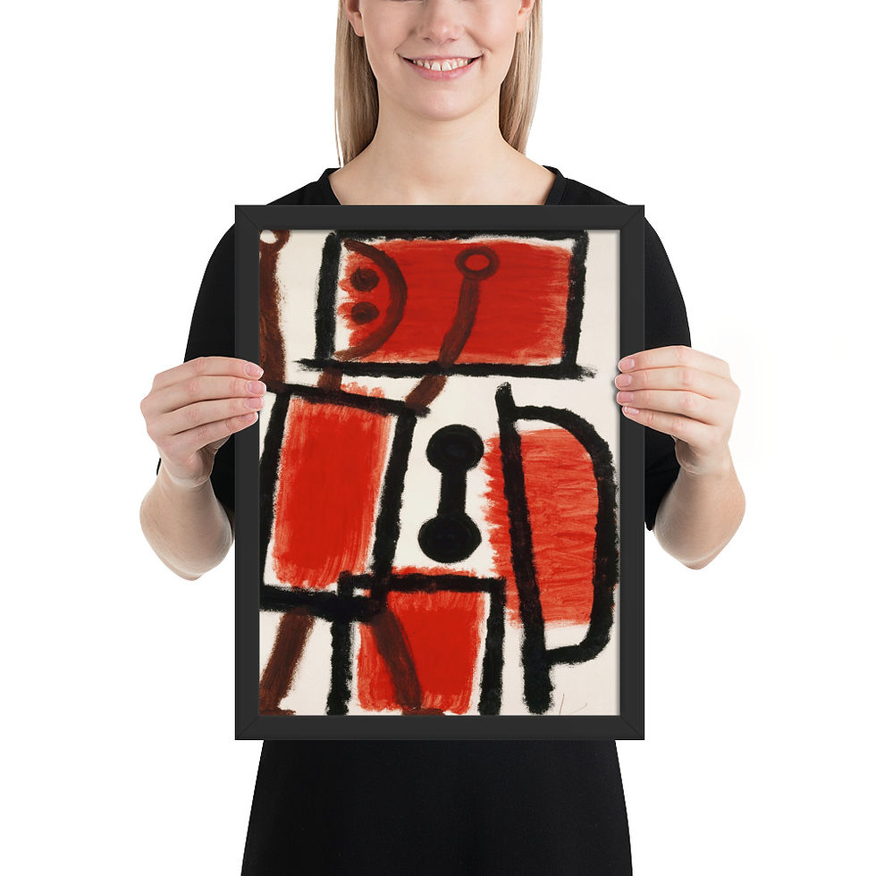 Thumbnail: Framed Contemporary Art For Living Room