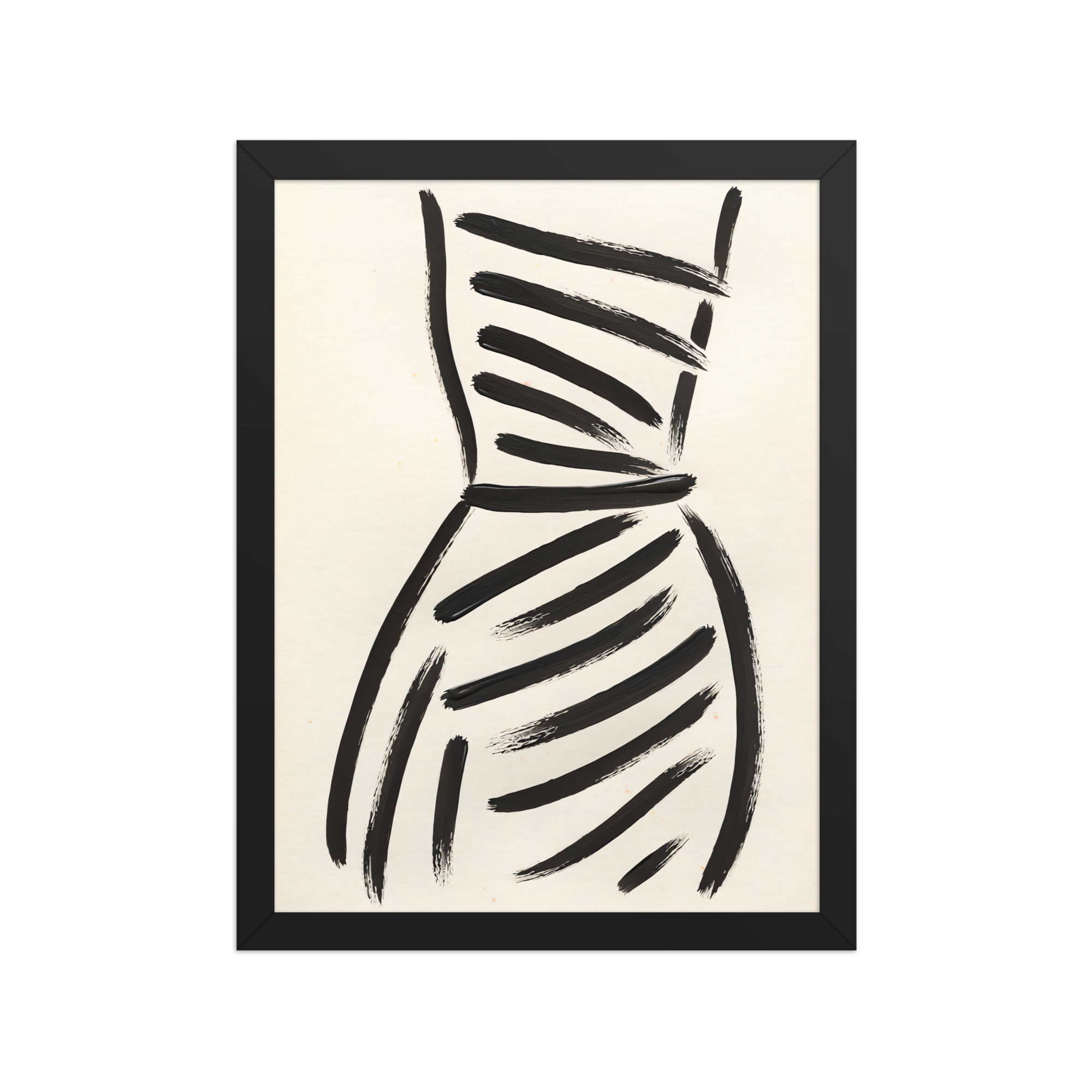 Line Dress Minimalist Wall Art