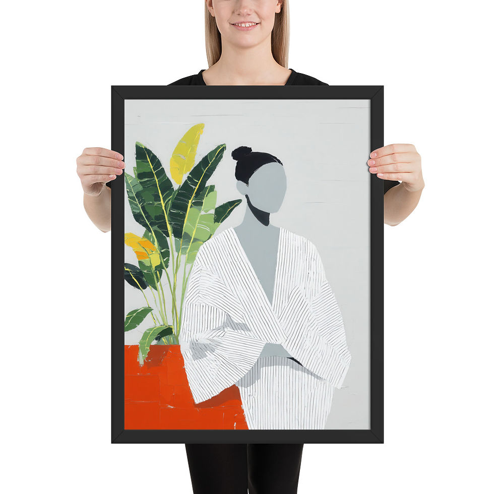 Thumbnail: Vibrant Gouache Wall Art for Living Room Accent