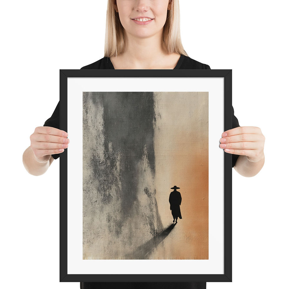 Thumbnail: Minimalist Silhouette Art Print