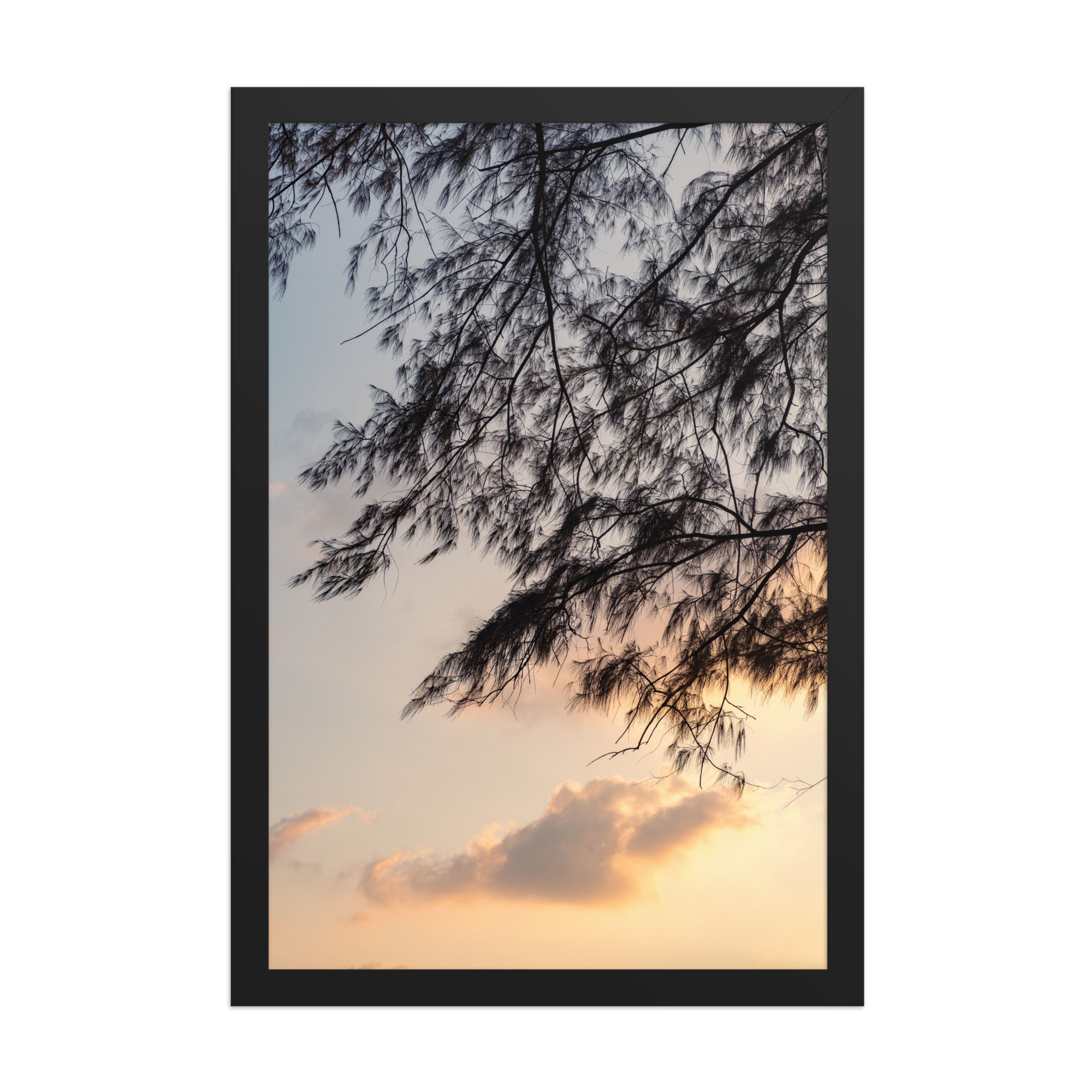 Andaman Sunset Framed Beach Photography Wall Art