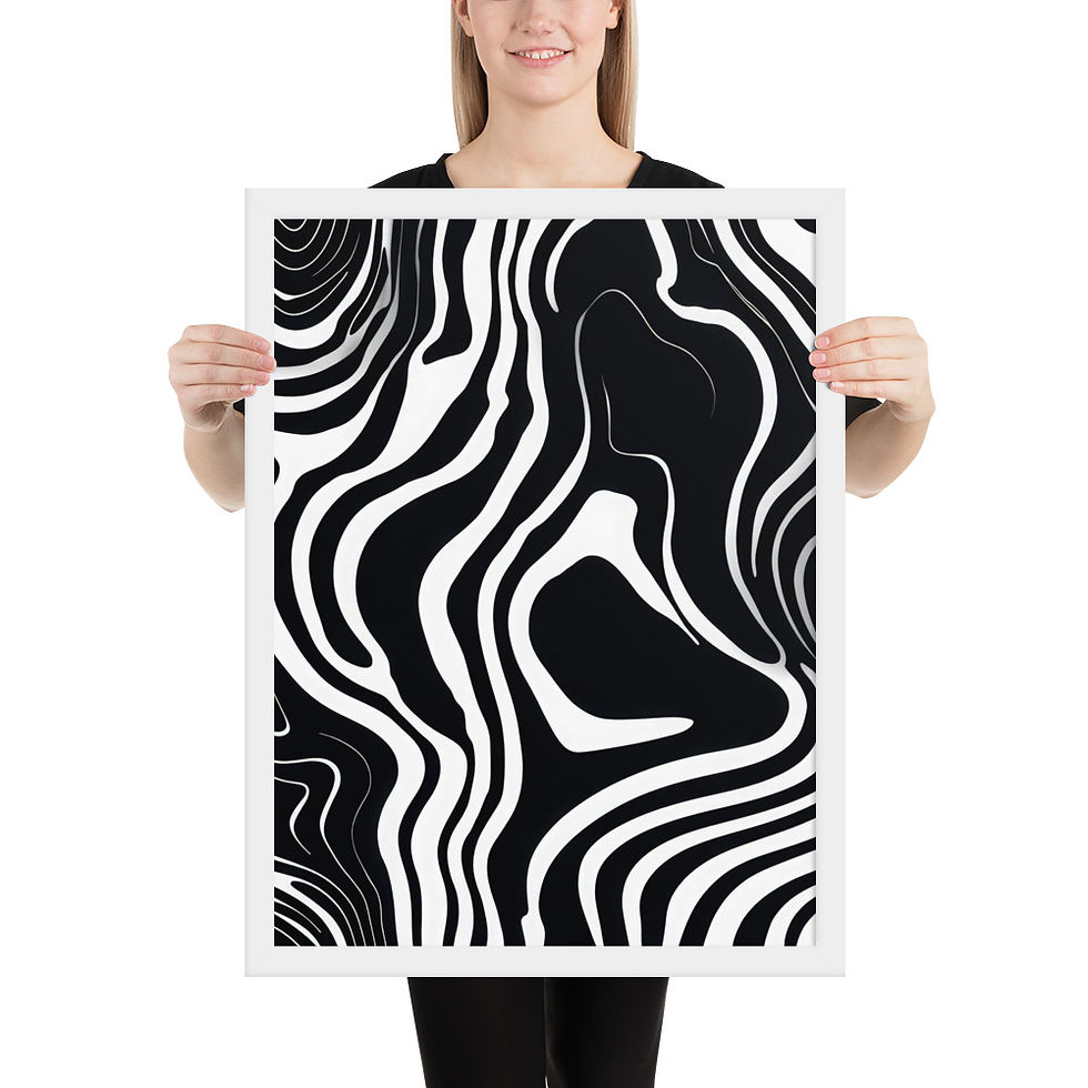 Thumbnail: Calm Abstract Wall Art Print