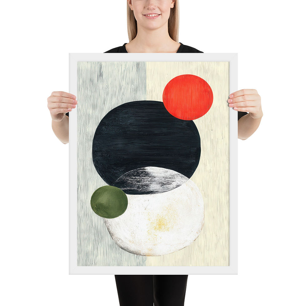Thumbnail: Affordable Framed Gouache Art for Stylish Spaces