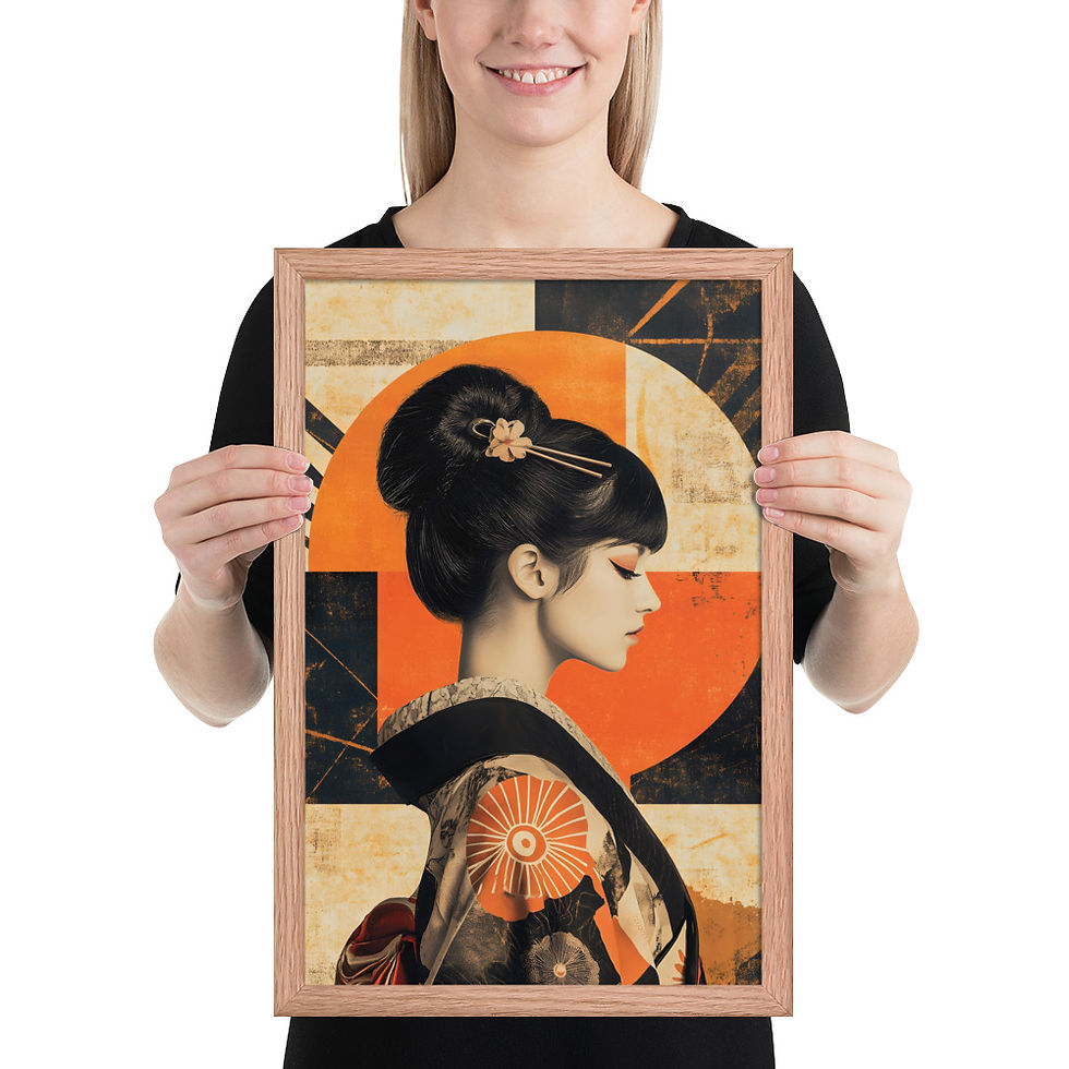 Thumbnail: Graphic Japanese Geisha Art