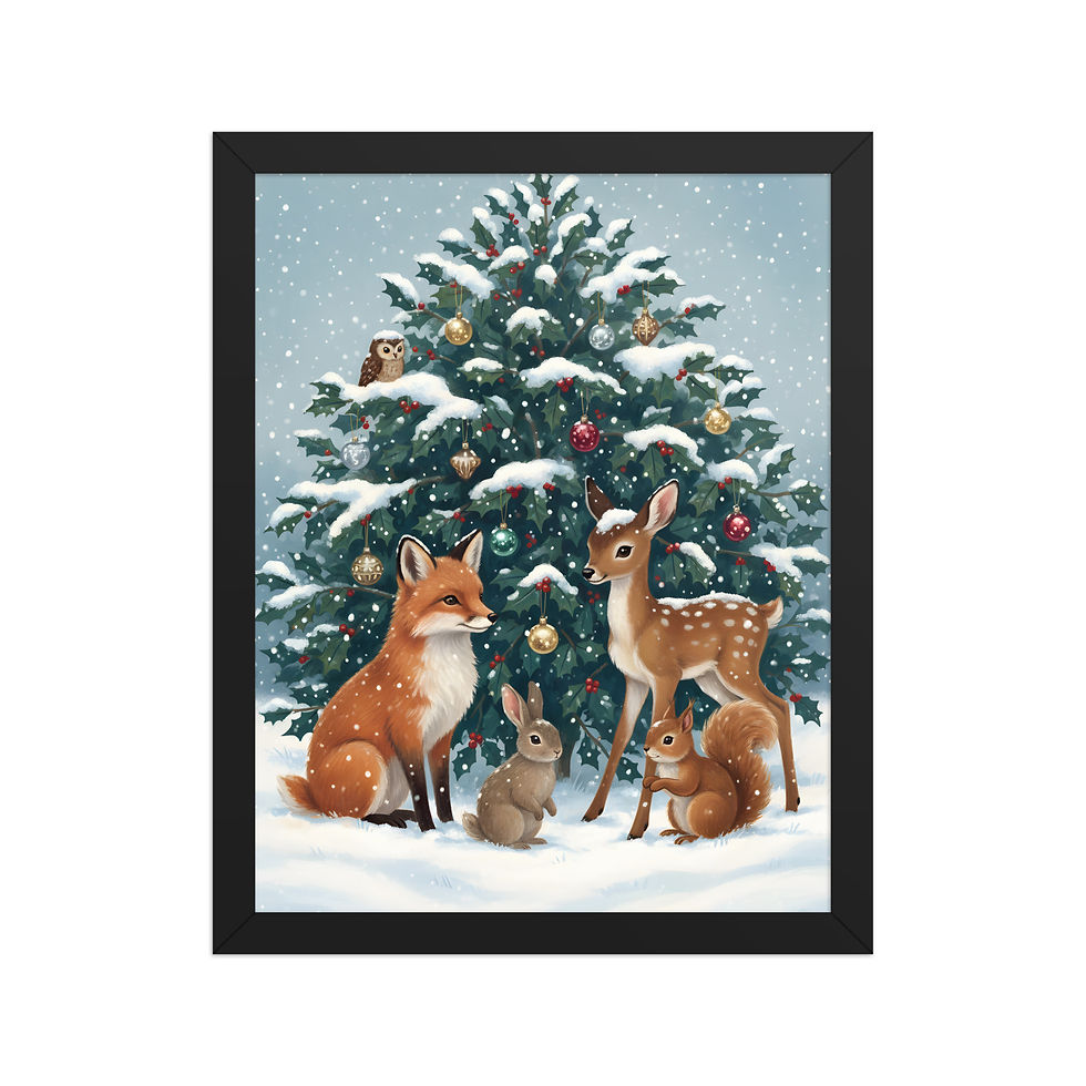 Thumbnail: Festive Animals Art Print