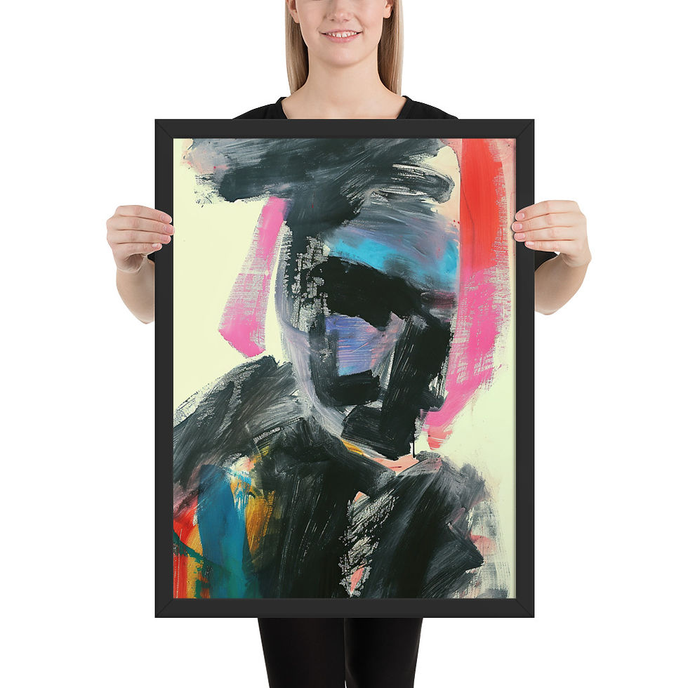 Thumbnail: Affordable Framed Abstract Art for Home Interiors
