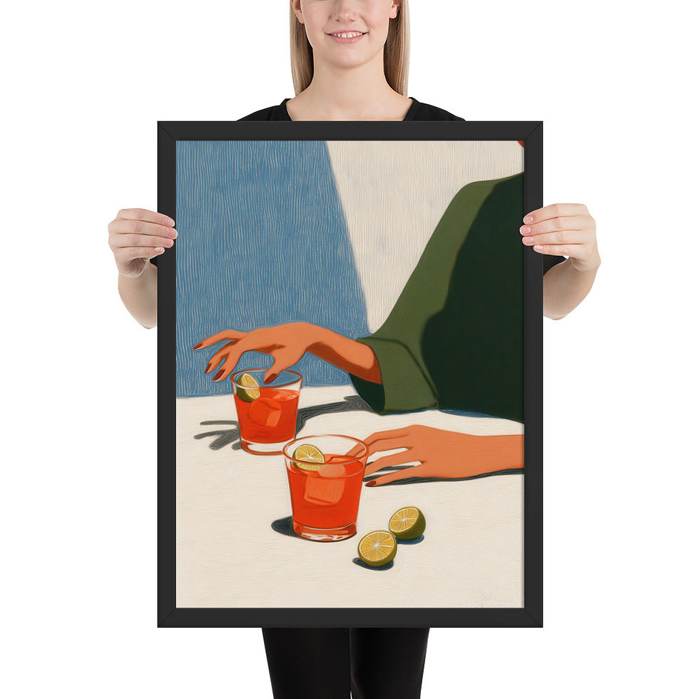 Thumbnail: Affordable Framed Gouache Art for Stylish Spaces