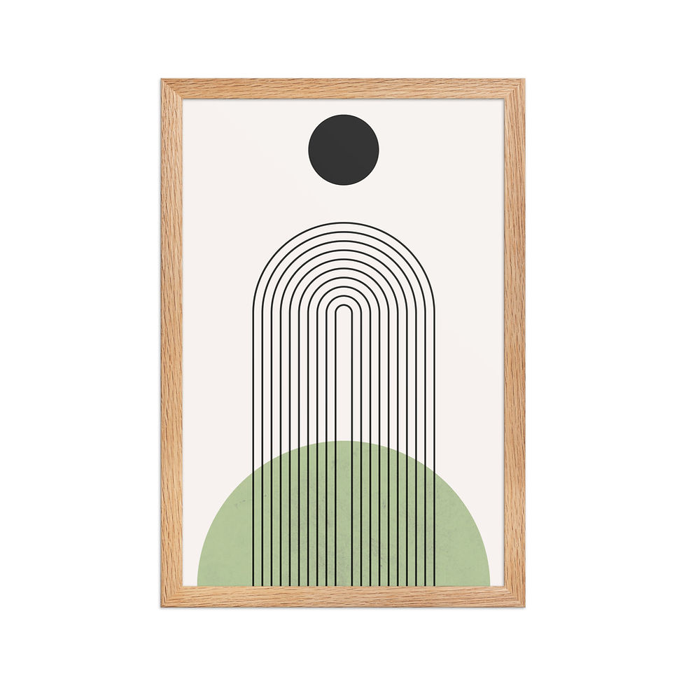 Thumbnail: Boho Minimalist Art: Simple Wall Decor for Stylish Home Interiors