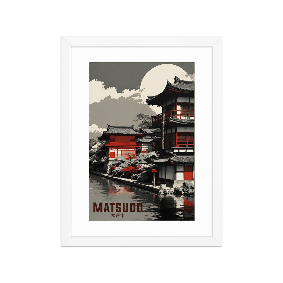 Thumbnail: Matsudo | Japanese Travel Poster