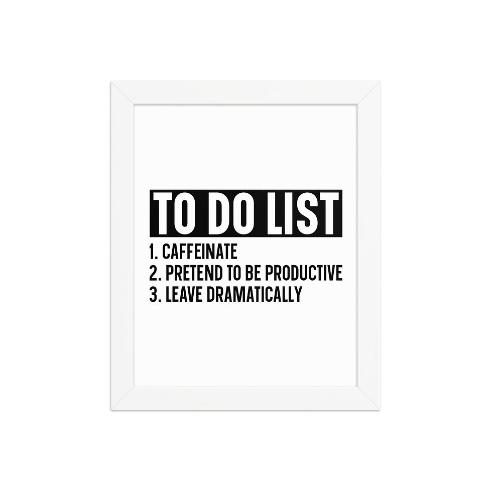 Thumbnail: Office Humor Framed Print ii