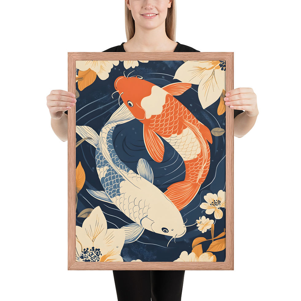 Thumbnail: Minimalist Koi Flow