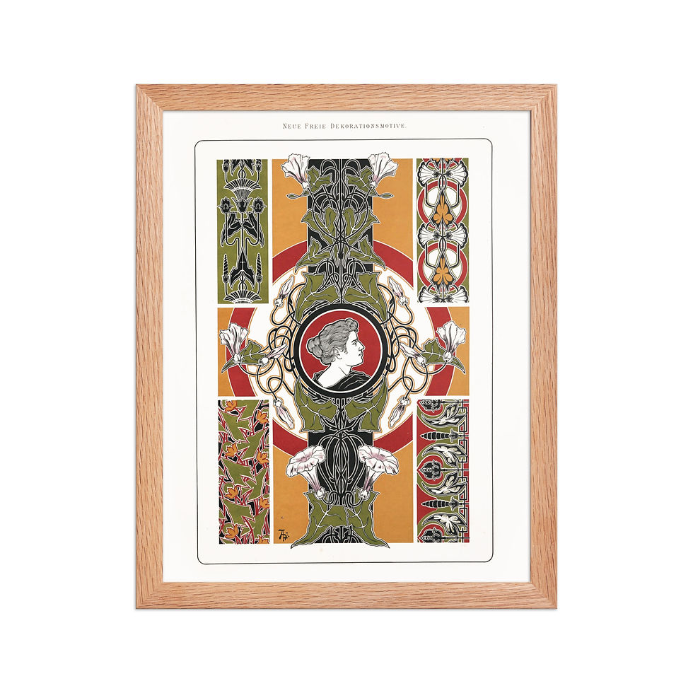 Thumbnail: Art Deco Patterns Art Print