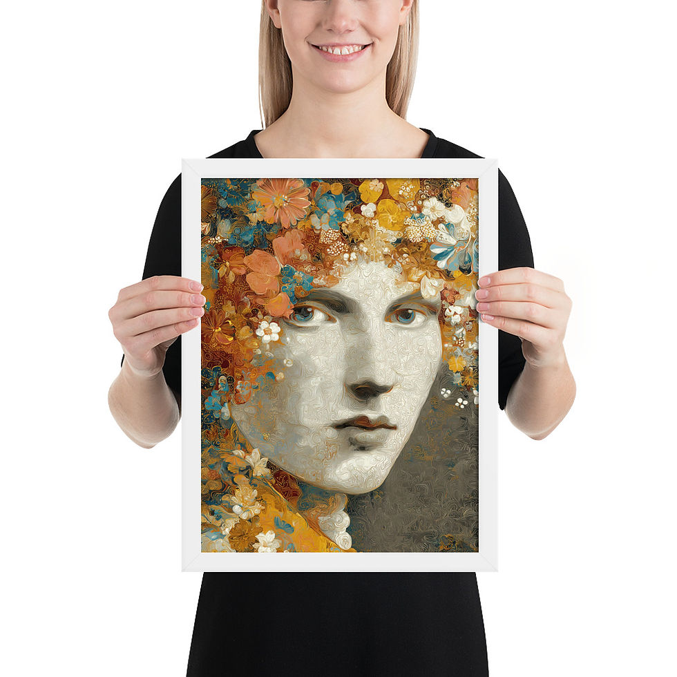 Thumbnail: Gouache Portrait of a Woman viewed