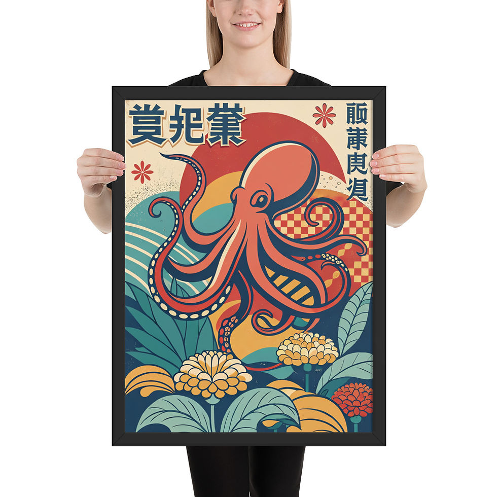 Thumbnail: Day of the Octopus Bold Art Print