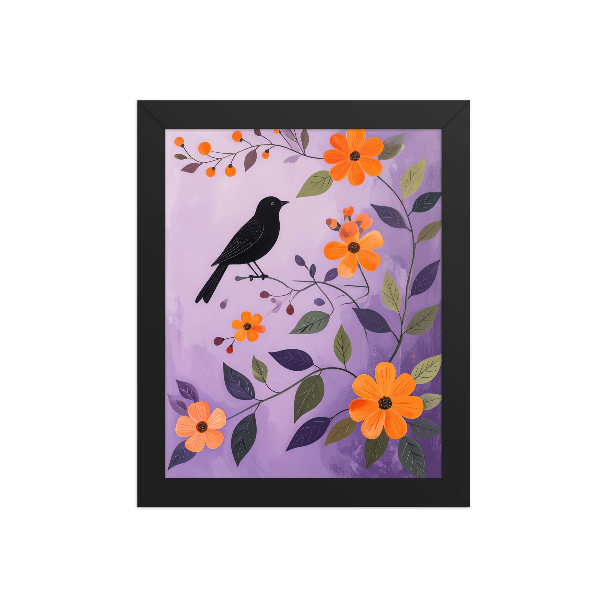 Simple Bird Wall Art for Bedroom