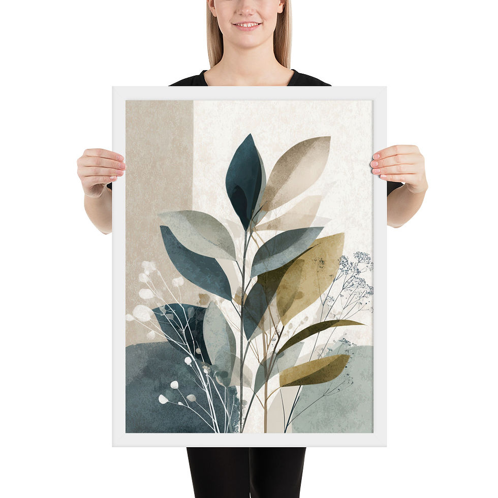 Thumbnail: Simple Modern Wall Art – Chic Framed Prints