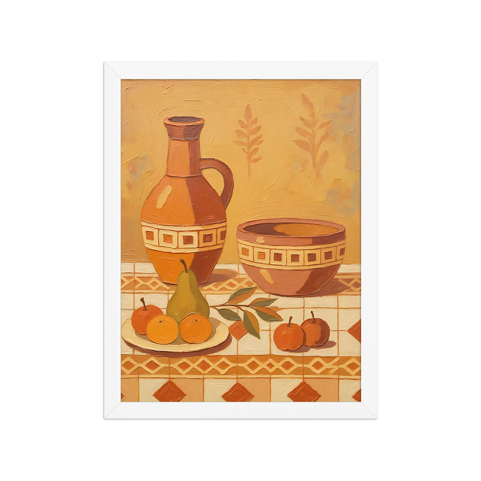 Thumbnail: Contemporary Folk Table Art Print