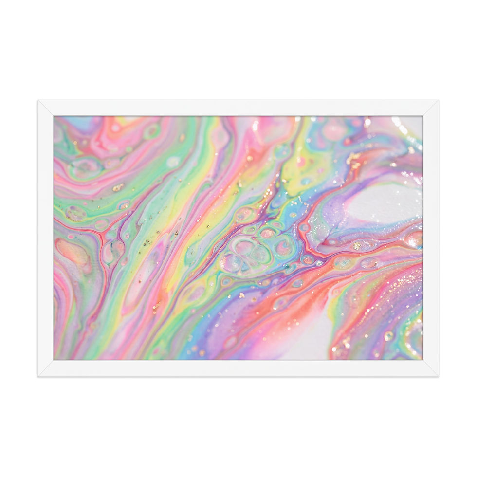 Thumbnail: Pastel Rainbow Soap Bubble Swirl Abstract Photography