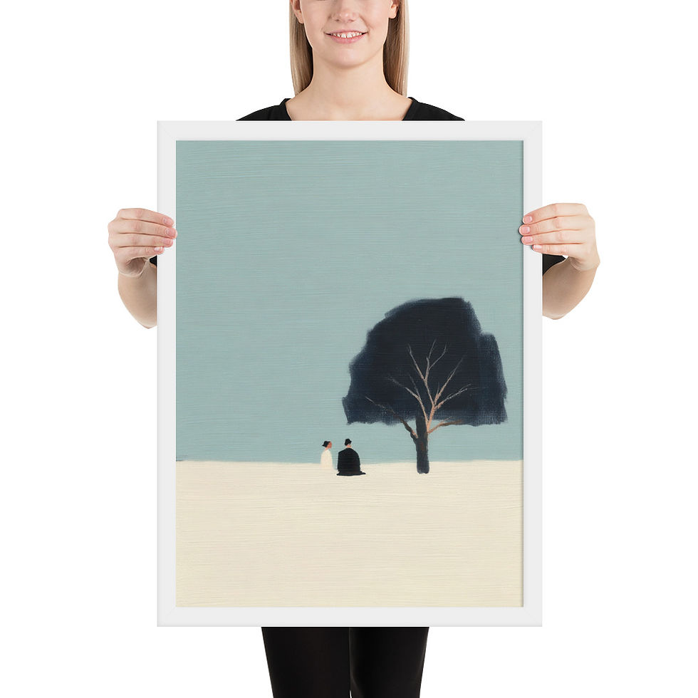 Thumbnail: Vibrant Gouache Wall Art for Living Room Accent