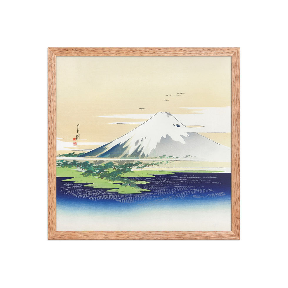 Thumbnail: Mount Fuji Ukiyo-e Woodblock Prints Poster