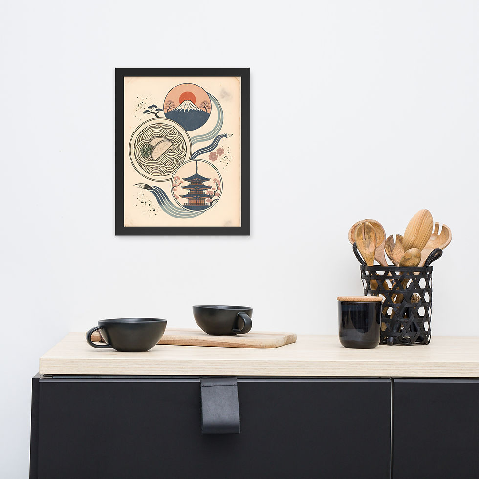 Thumbnail: Japanese Ramen Bowl and Fuji Kitchen Art