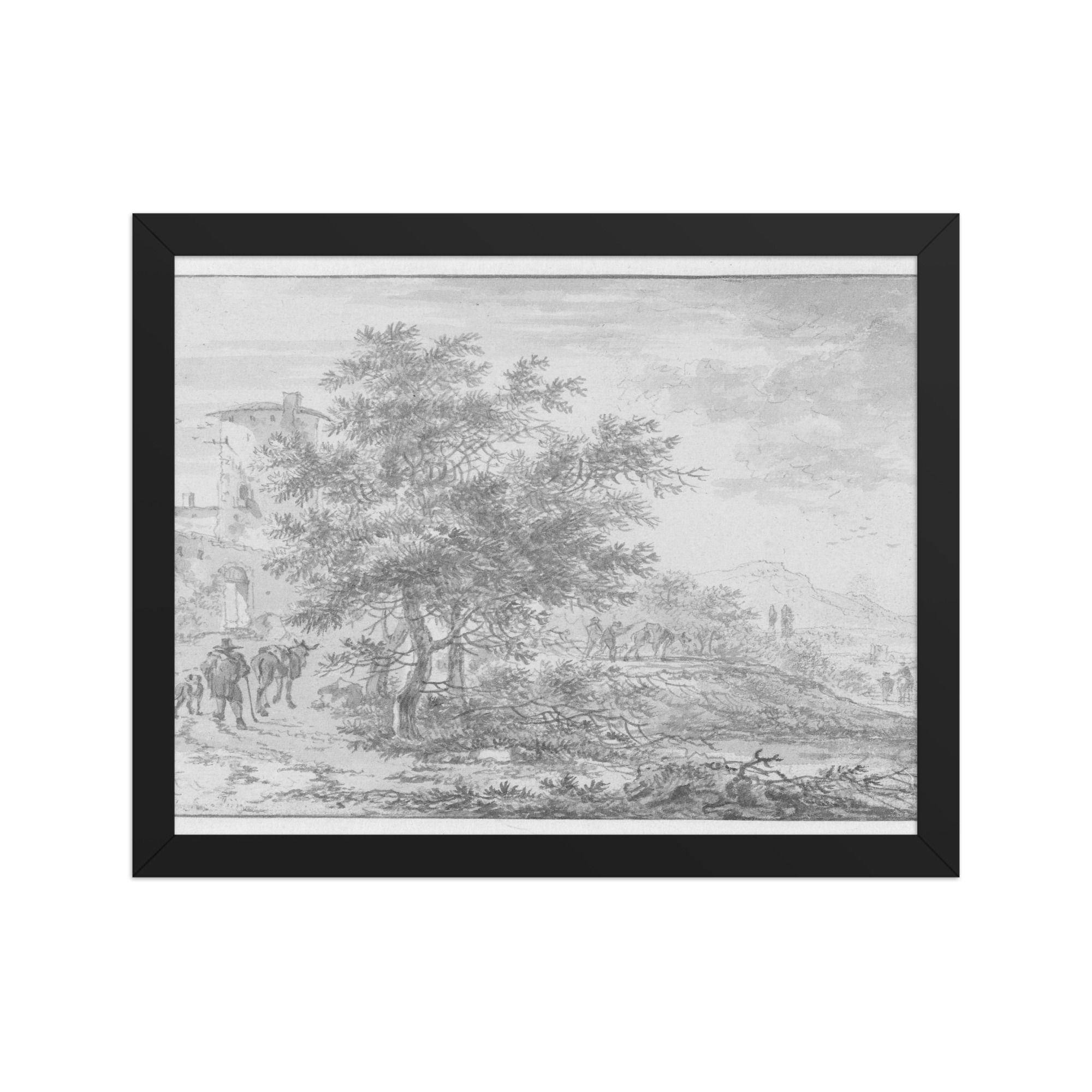 The Shepherds Trail Framed Vintage Wall Art