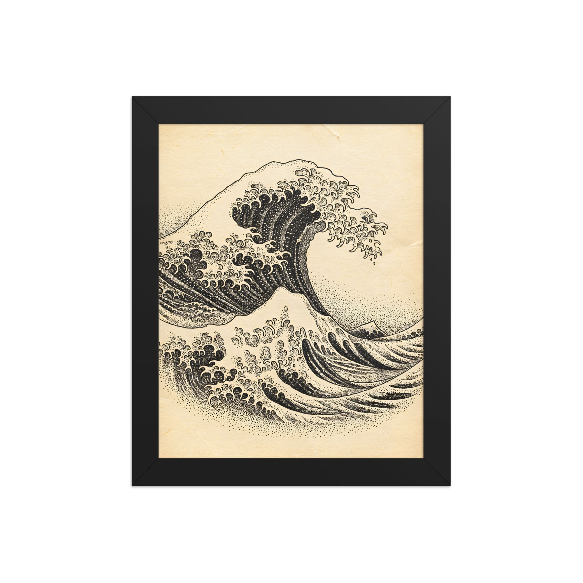 The Wave Vintage Art Print