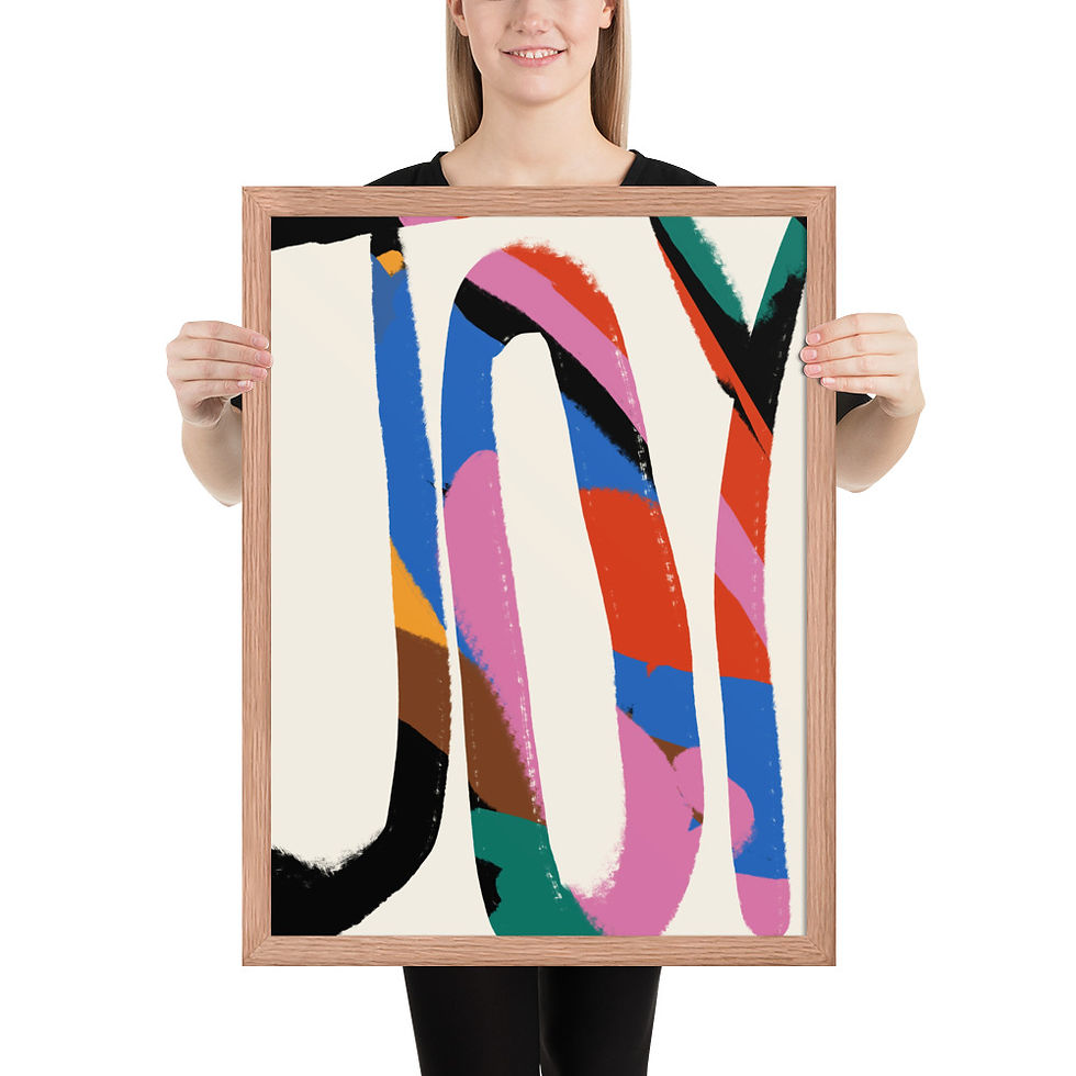 Thumbnail: Framed Eclectic Abstract Art for Modern Homes