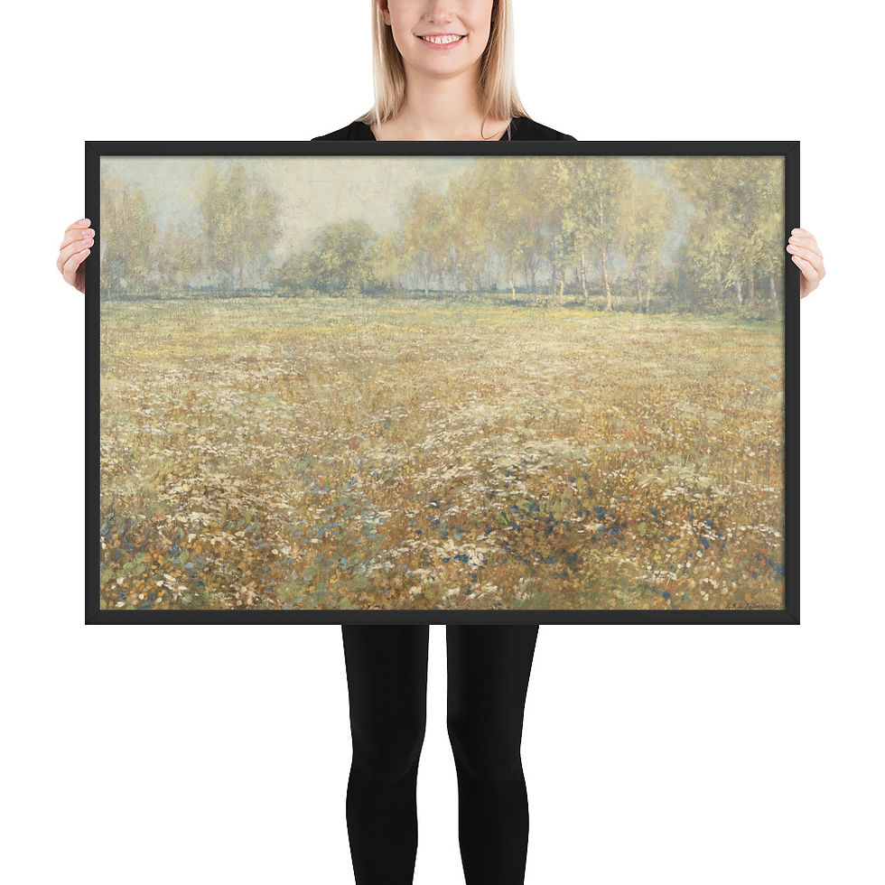 Thumbnail: Late Summer Meadow Vintage Wall Art