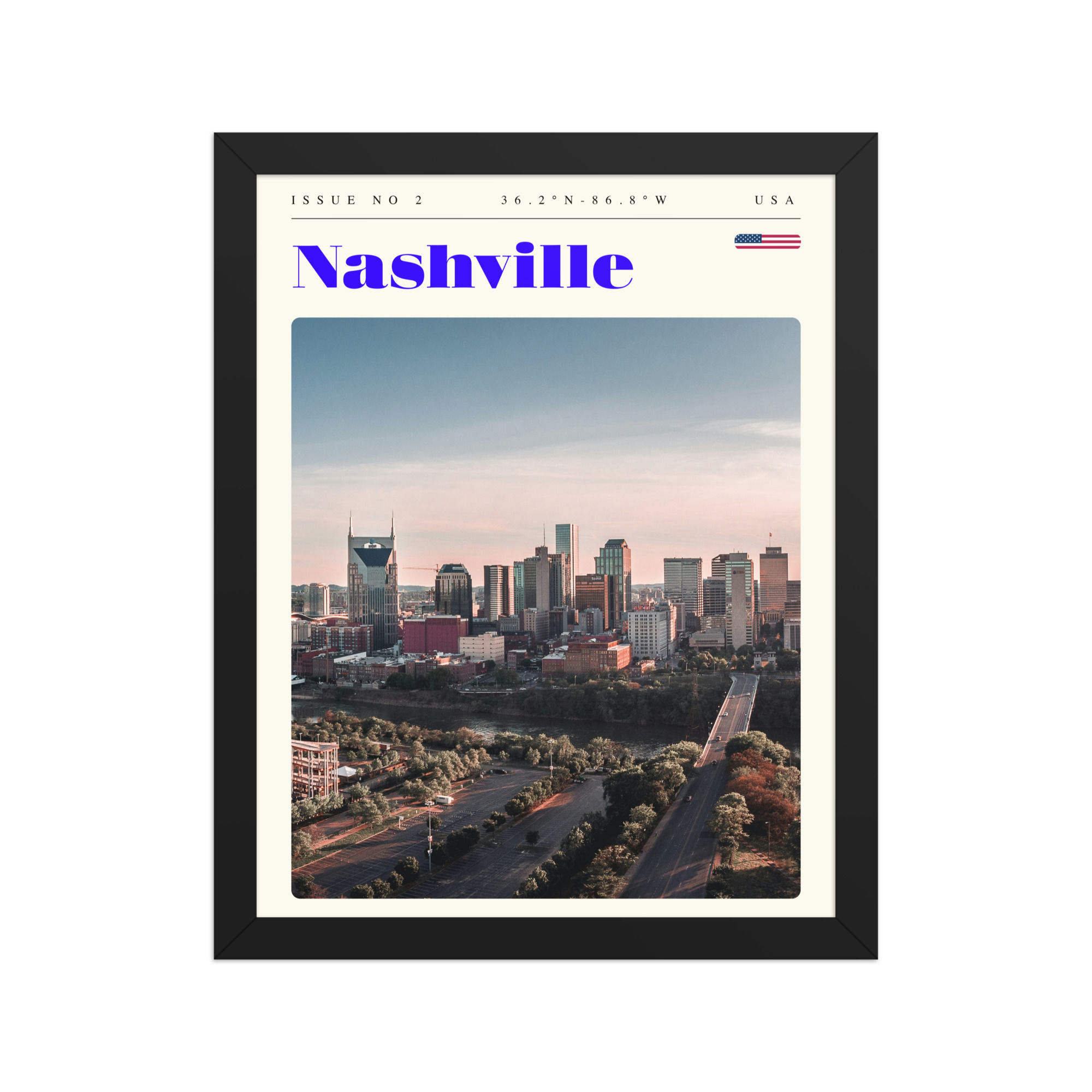 Nashville | Framed USA Travel Posters