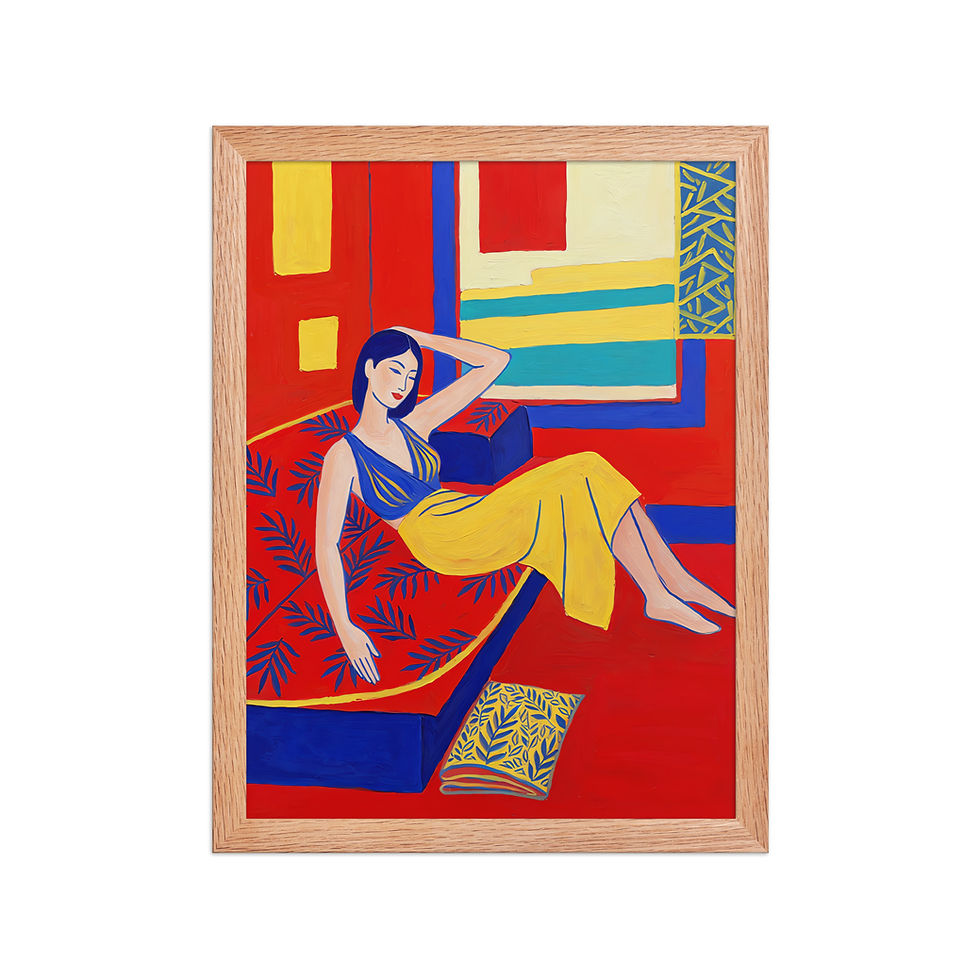 Thumbnail: Bold Cozy Living Room Art Print