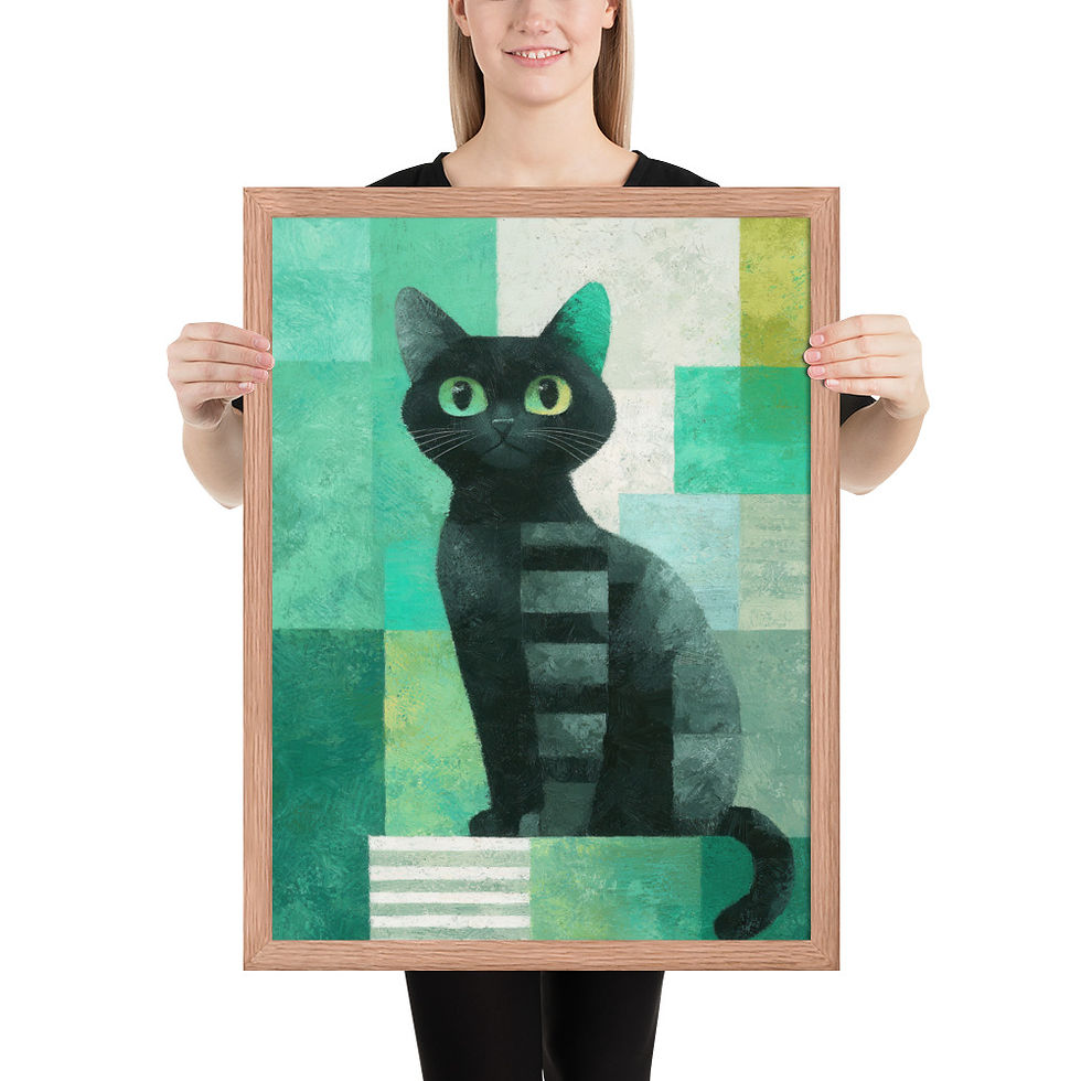 Thumbnail: Vibrant Gouache Wall Art for Living Room Accent