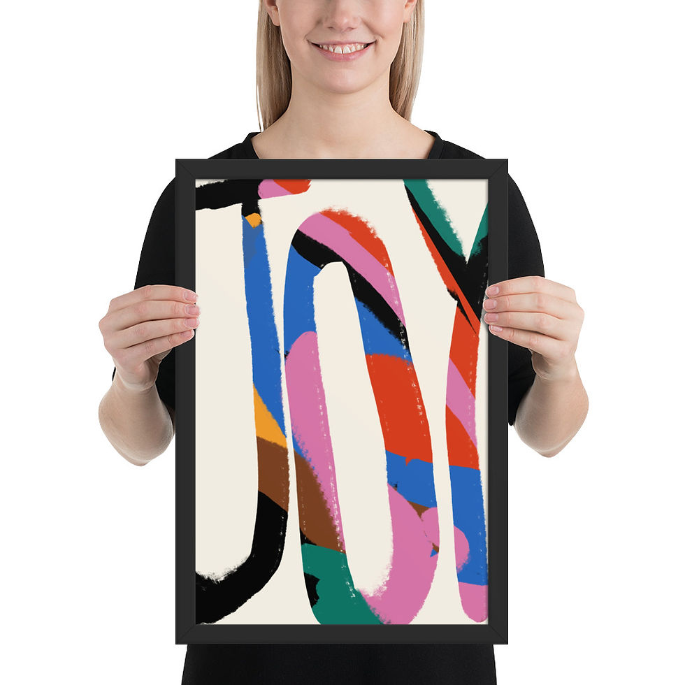 Thumbnail: Framed Eclectic Abstract Art for Modern Homes