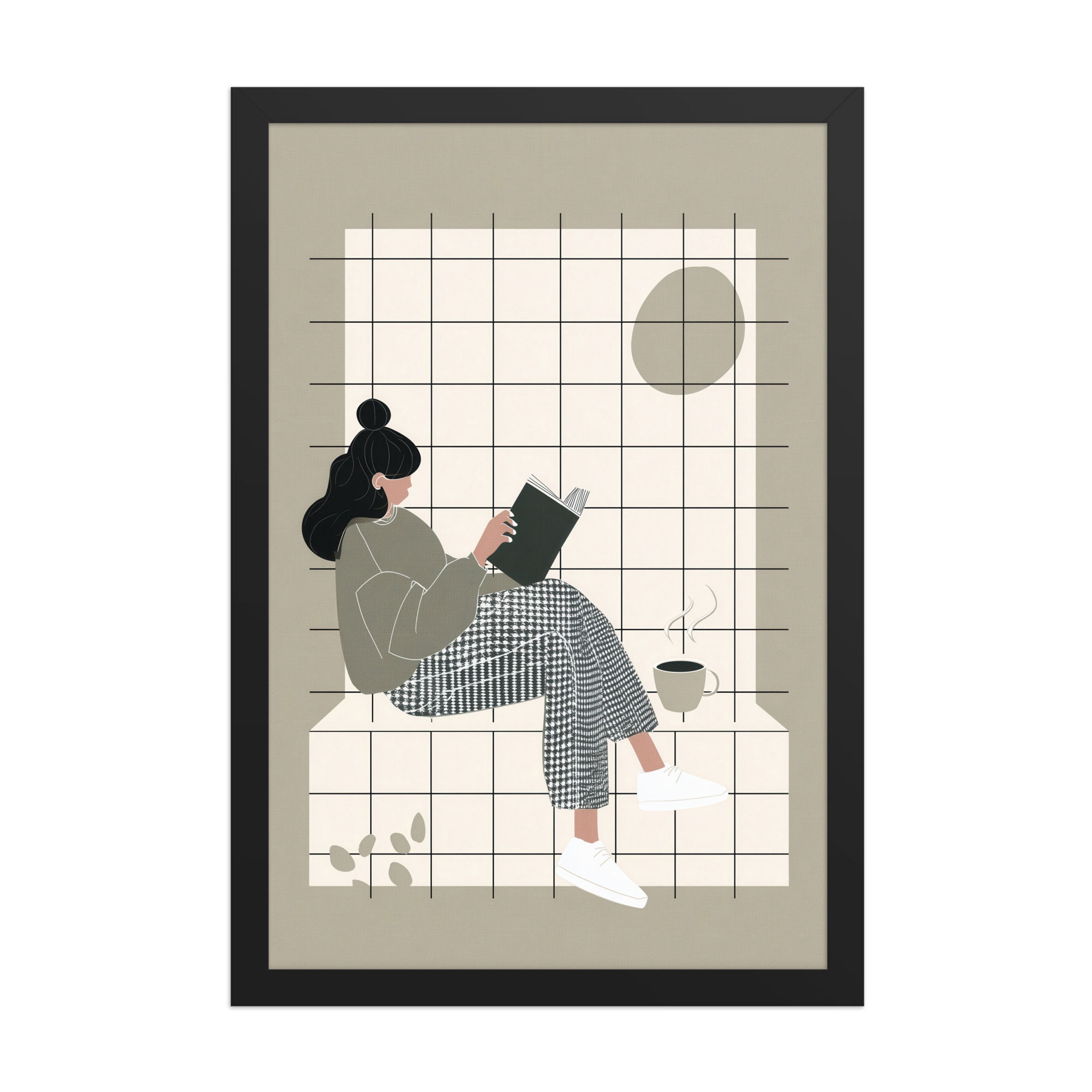 Framed Reading Corner Art Print